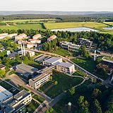 Luftaufnahme des Campus